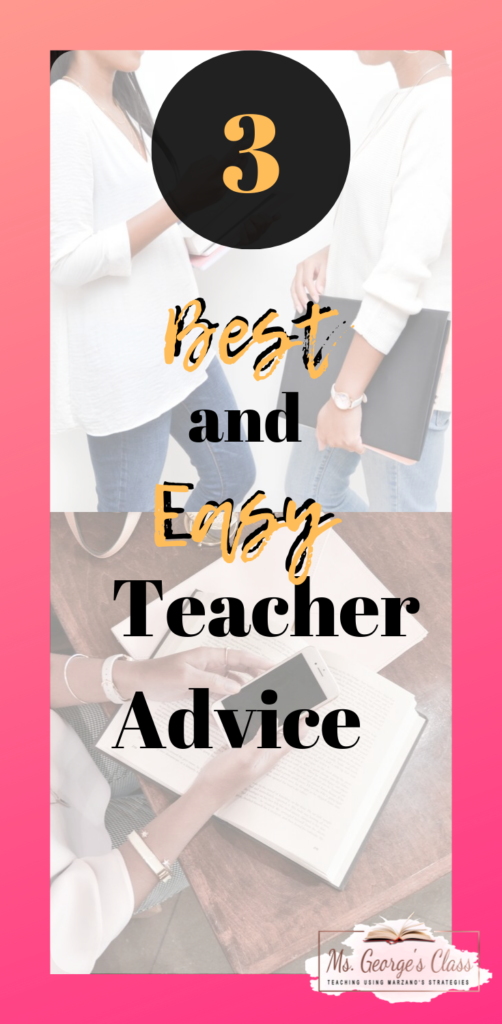 The Best Teacher Advice I Have Received| Ms. George's Class| High School Teacher Ideas| Teacher Strategies